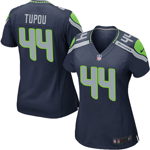 Women's Game Tani Tupou Nike Jersey Navy Blue Home - #44 NFL Seattle Seahawks